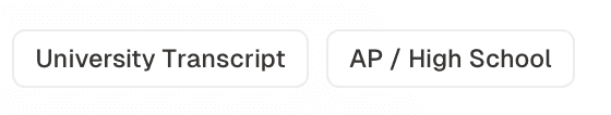 Transcript import